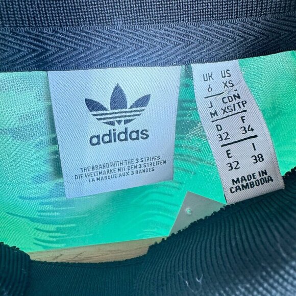 Adidas Bright Green Colorful Long Sleeve Soccer Shirt XS - Picture 9 of 9